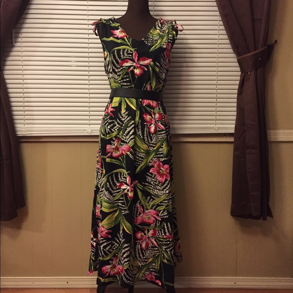Vermont Country Store women’s Floral Maxi Dress